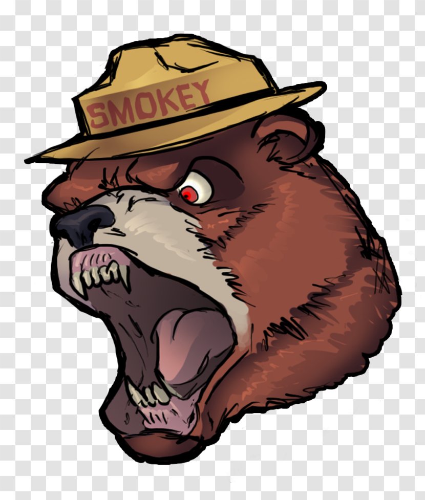 Smokey Bear American Black Ad Council - Heart - Angry Transparent PNG