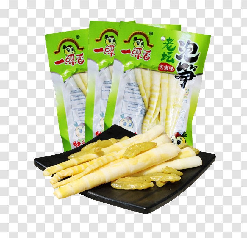 Sichuan Cuisine French Fries Vegetarian Junk Food - Bamboo Shoot - Specialty Dish A Fragrant Shoots Pickle Transparent PNG