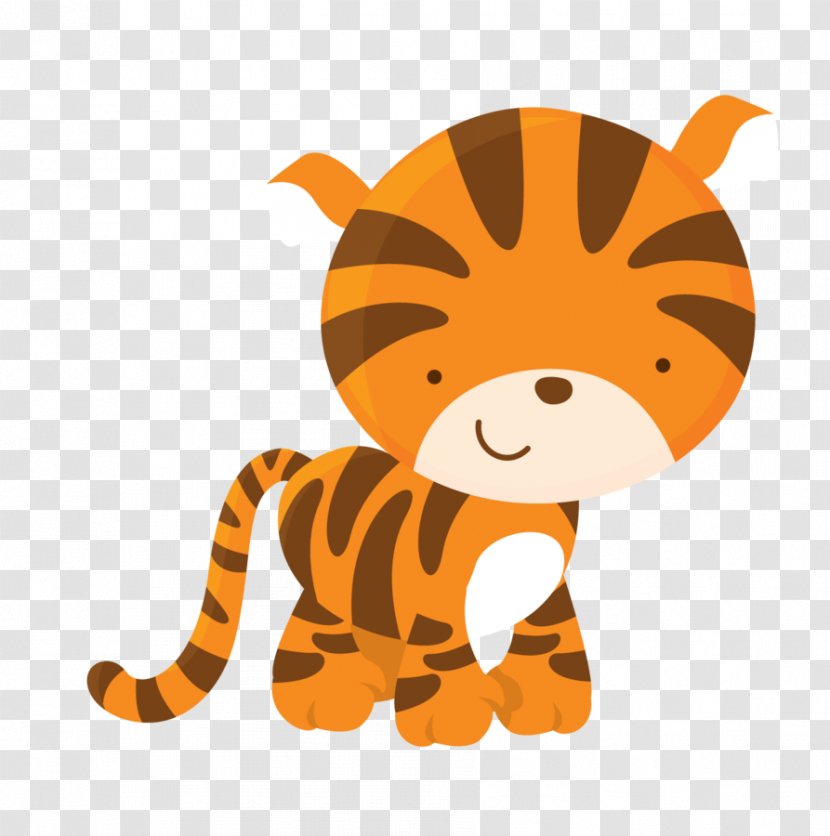 Tiger Lion Safari Child Clip Art - Tail - Cute Watermark Transparent PNG