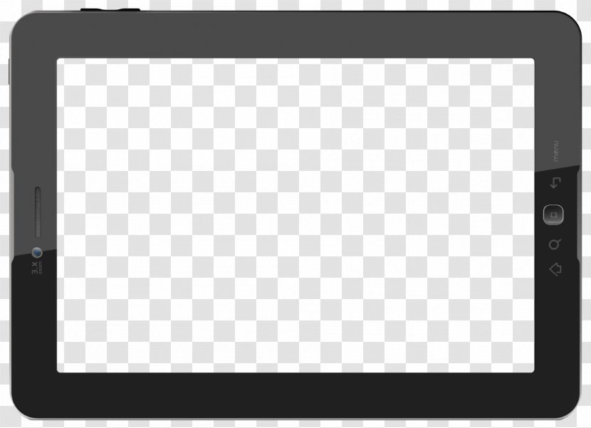 Black And White Chessboard Square Pattern - Tablet Image Transparent PNG
