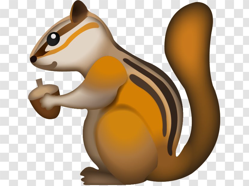 Chipmunk Squirrel Emoji Domain - Flying Transparent PNG