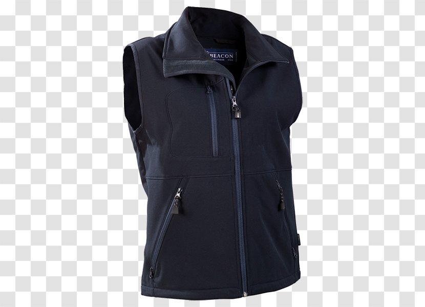 Waistcoat Gilets Softshell Clothing Zipper - Pocket Transparent PNG