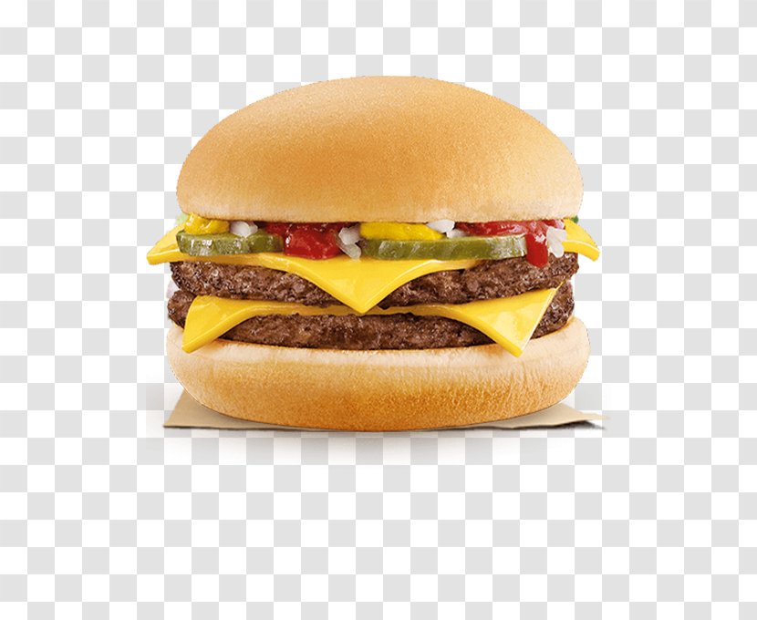 McDonald's Double Cheeseburger Hamburger Big Mac Fast Food - Buffalo Burger - Cheese Transparent PNG