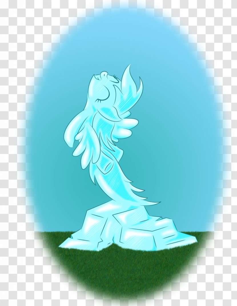 Drawing Cartoon Pony - Organism - Ice Sculpture Transparent PNG