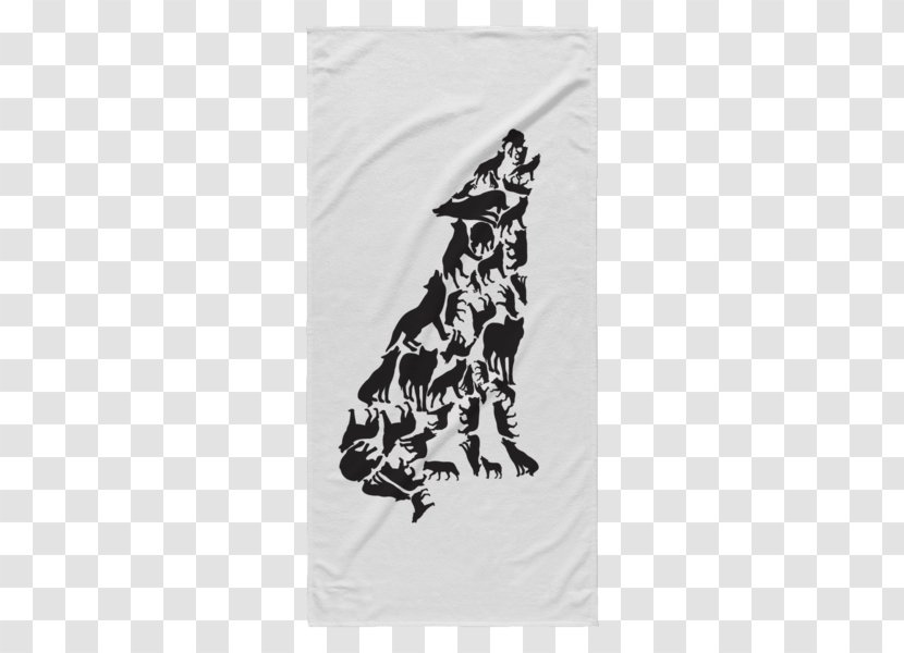 Gray Wolf Animal Towel Carnivora Textile - Nightlight - Beach Transparent PNG