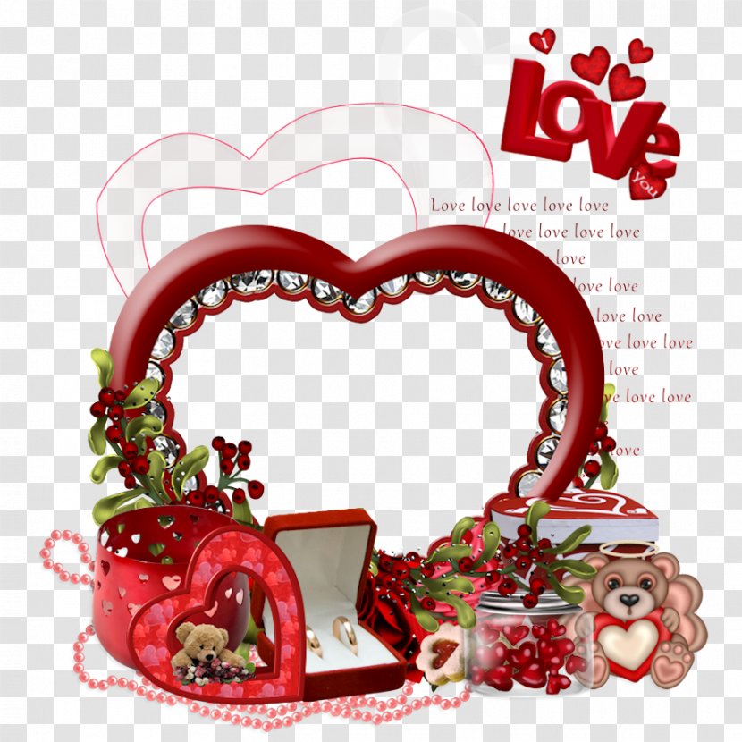 Love Heart Christmas Ornament - Fictional Character Transparent PNG