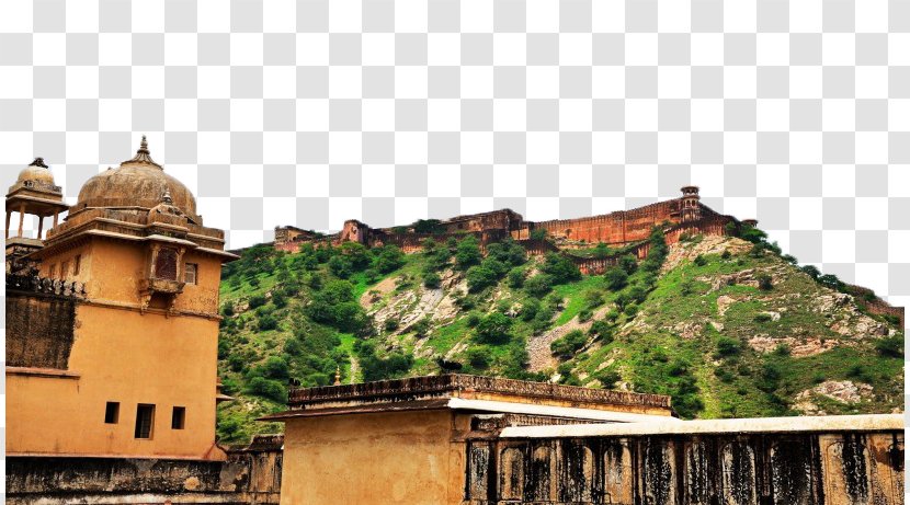 Amer Fort Agra - Tourist Attraction - India Amber Landscape Seventeen Transparent PNG