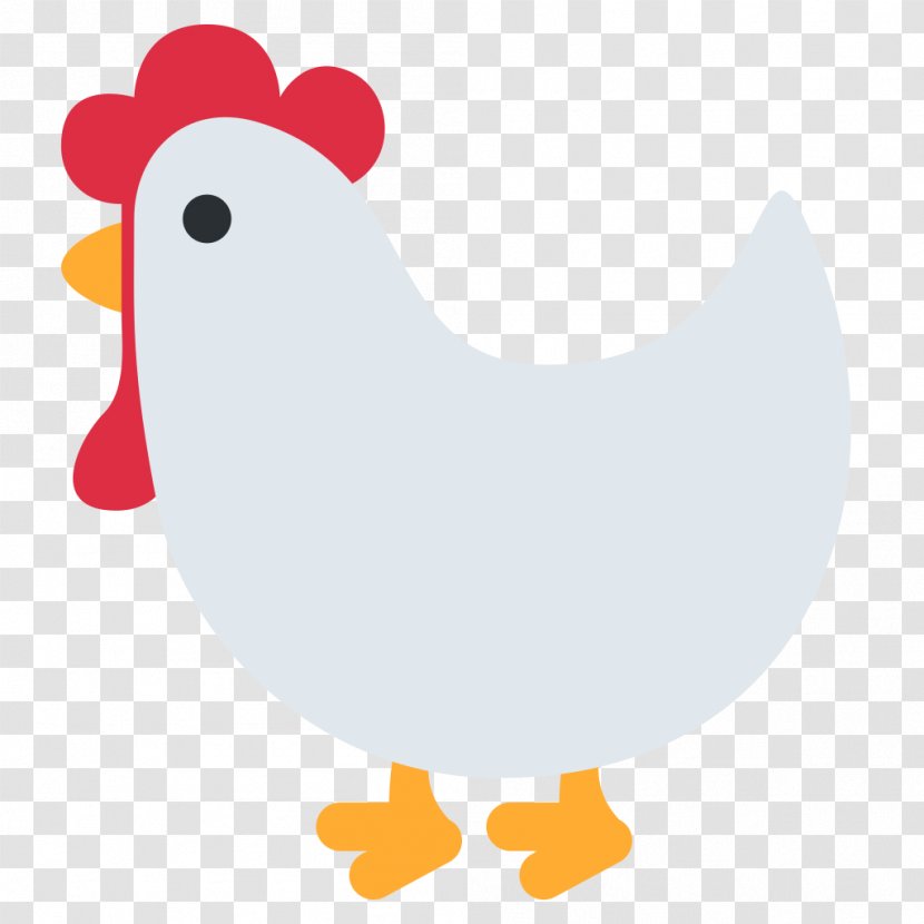 Chicken Emoji Rooster Turkey Galliformes - Water Bird Transparent PNG