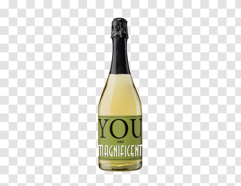 Champagne White Wine Glass Bottle Liqueur - Tasting Transparent PNG
