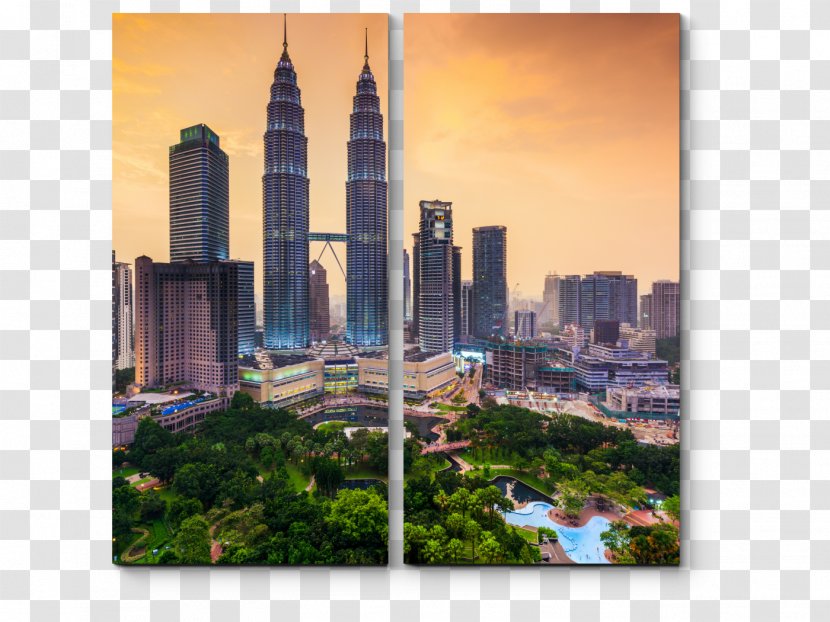 Petronas Towers Sandakan Travel International Dental Exhibition Open-jaw Ticket - Skyline Transparent PNG