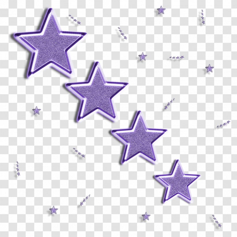 Silver Star Clip Art - Purple Transparent PNG