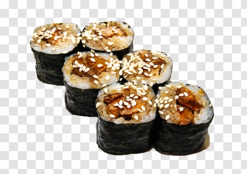 California Roll Unagi Makizushi Sushi European Eel - Comfort Food Transparent PNG