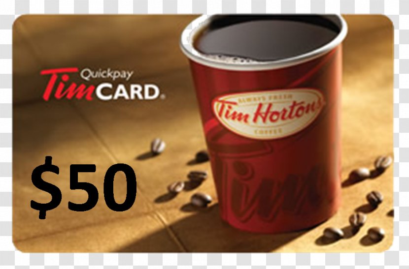 Tim Hortons Gift Card Coffee Canada - Cup Transparent PNG