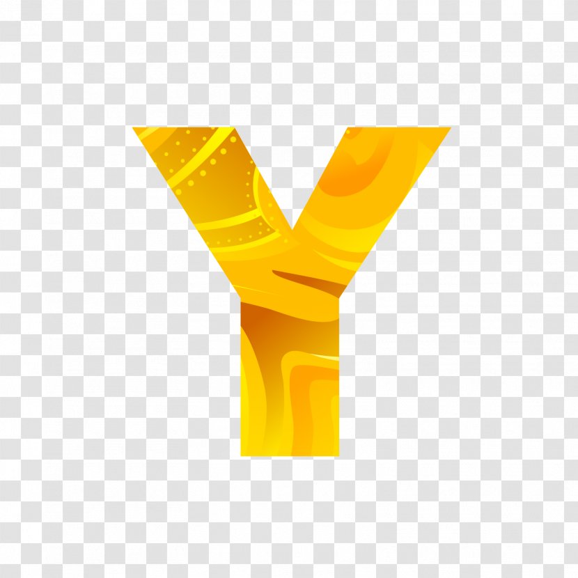 Letter Y Euclidean Vector - The Golden Letters Transparent PNG