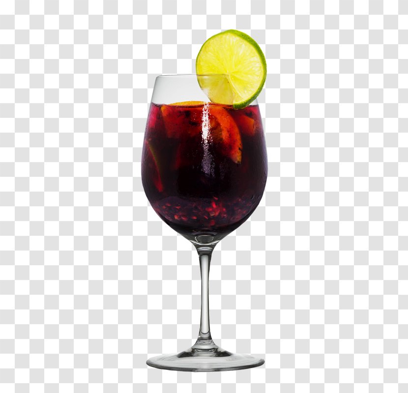 Wine Cocktail Garnish Sangria - Mulled - Red Glass Transparent PNG