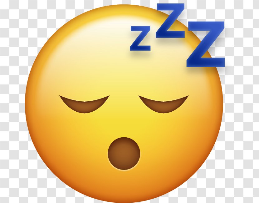 Emoji Domain IPhone - Facial Expression - Sleep Transparent PNG