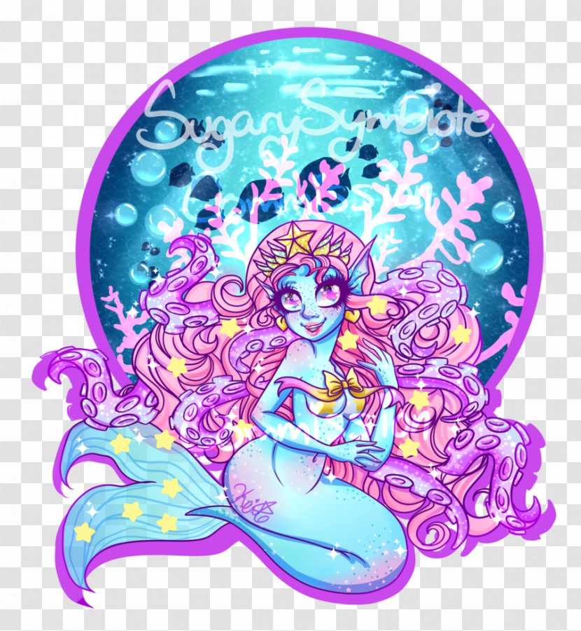 Mermaid DeviantArt Legendary Creature Fairy - Fictional Character - Mermaidhair Transparent PNG