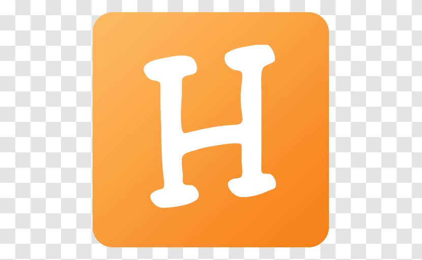 Text Symbol Orange - Rectangle - Hyves Transparent PNG
