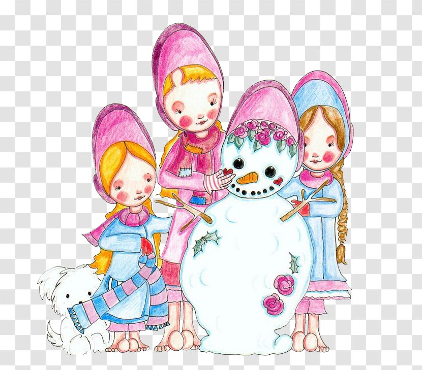 Snowman Clip Art - Child - Make A Transparent PNG