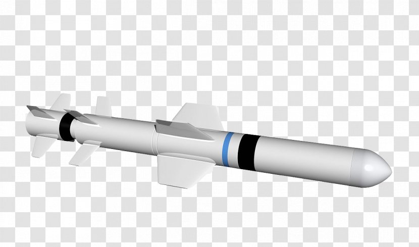 Harpoon Aircraft Missile - Rocket - Model Transparent PNG