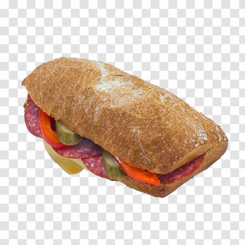 Ham And Cheese Sandwich Breakfast Submarine - Fast Food Transparent PNG