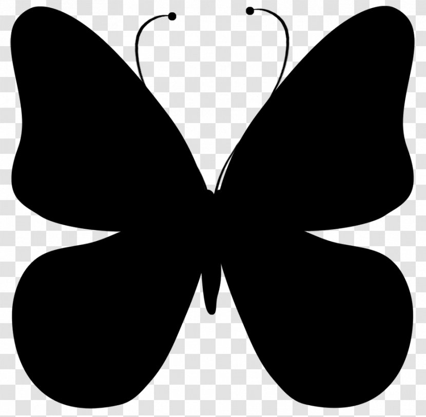 Brush-footed Butterflies Clip Art Symmetry M. Butterfly Black M - Line Transparent PNG