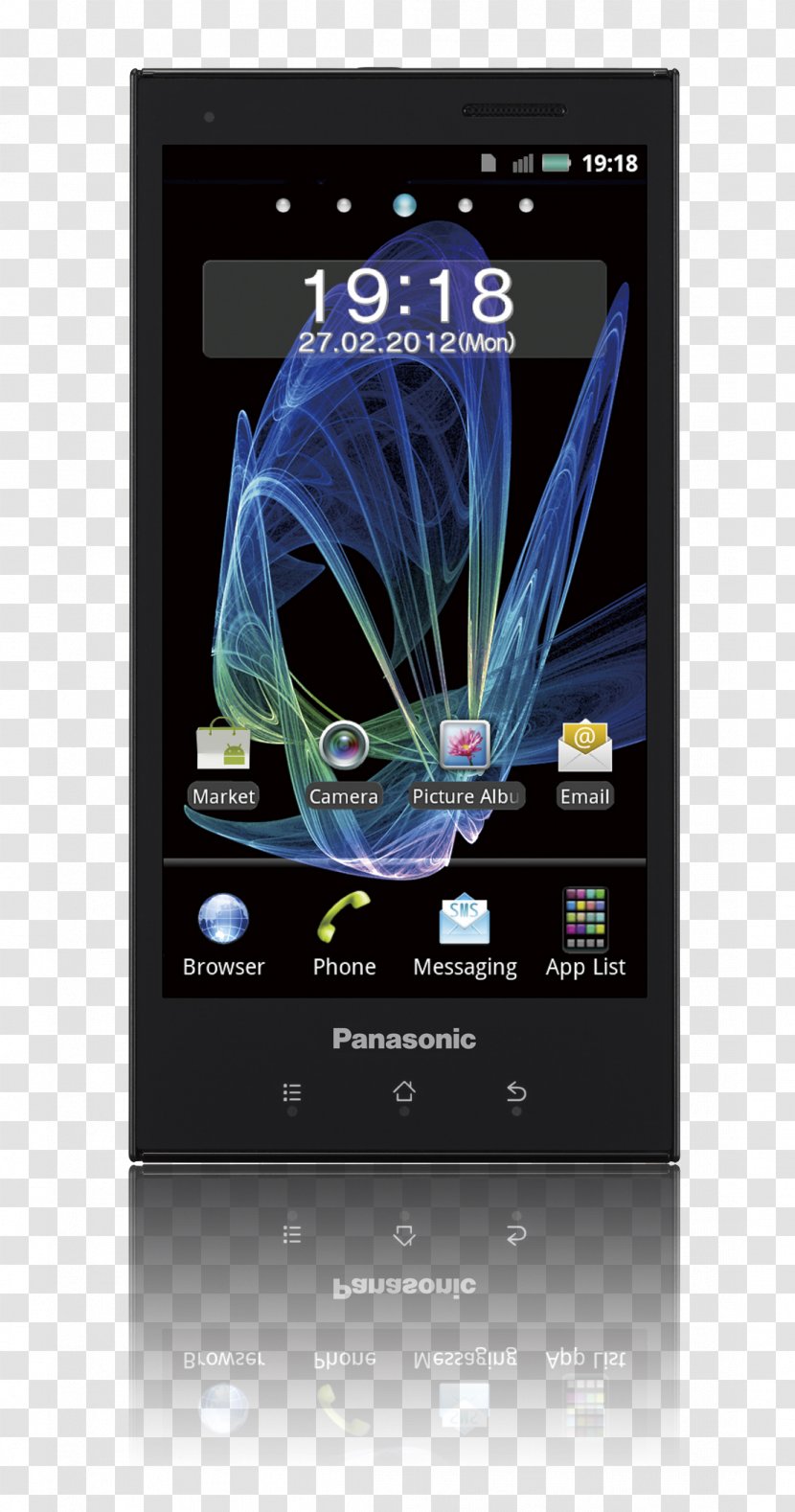 Samsung Galaxy Mini Panasonic Eluga Smartphone - Portable Communications Device Transparent PNG