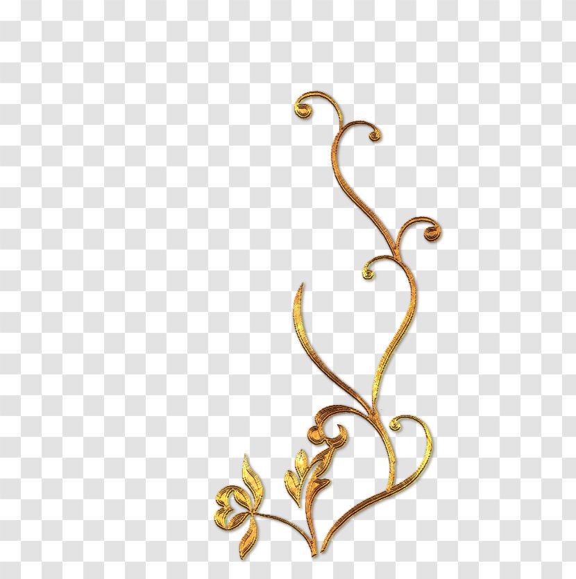 Baptism Song Confirmation Speech Material - Plant Stem - Gold Corner Transparent PNG