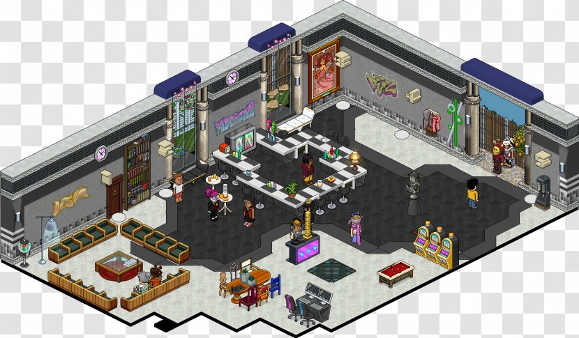 Habbo Fansite Room Game 0 - 2018 - Bar Transparent PNG