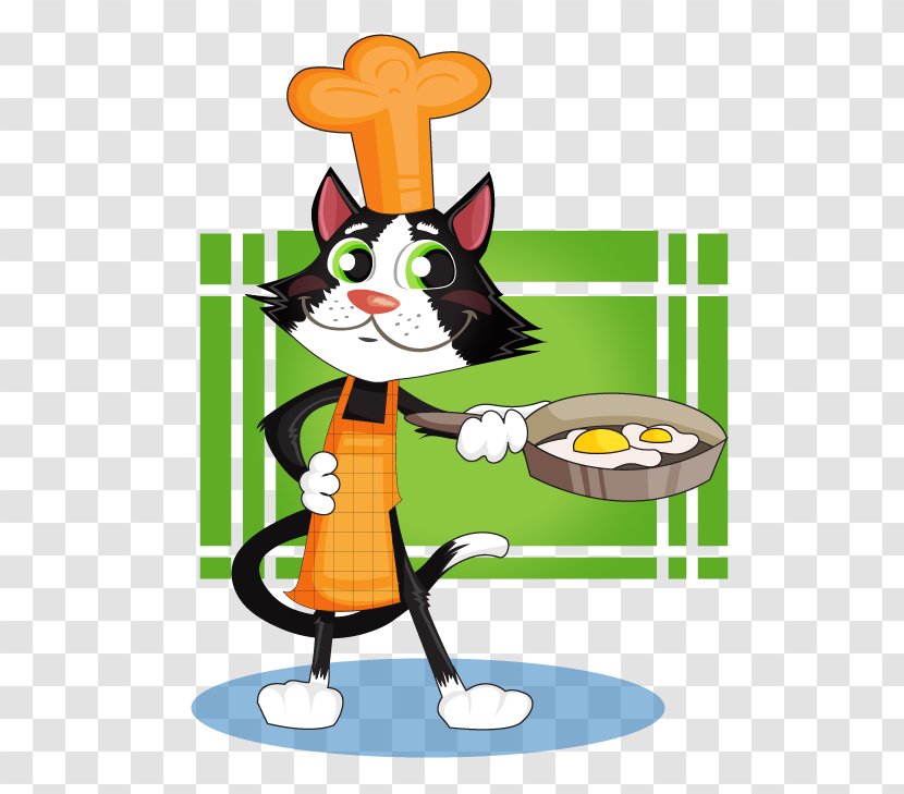 Cat Kitten Chef Cook Clip Art - Drawing Transparent PNG