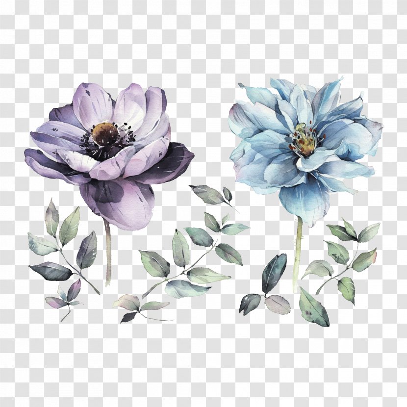 Watercolour Flowers Watercolor: Watercolor Painting Drawing - Magnolia Family Transparent PNG