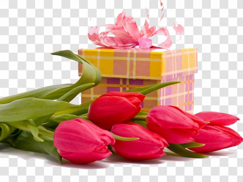 Flower Bouquet Gift Birthday Cut Flowers - Greeting Note Cards - March 8 Transparent PNG