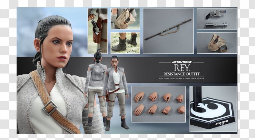 Rey Star Wars Episode VII Boba Fett Daisy Ridley Anakin Skywalker - Technology Transparent PNG
