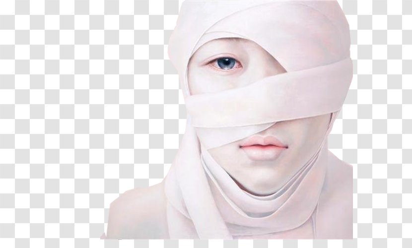 Korea Painting Artist Modern Art - Product Design - Scarred Transparent PNG