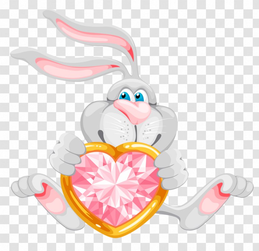 Easter Bunny Hare Rabbit - Basket Transparent PNG