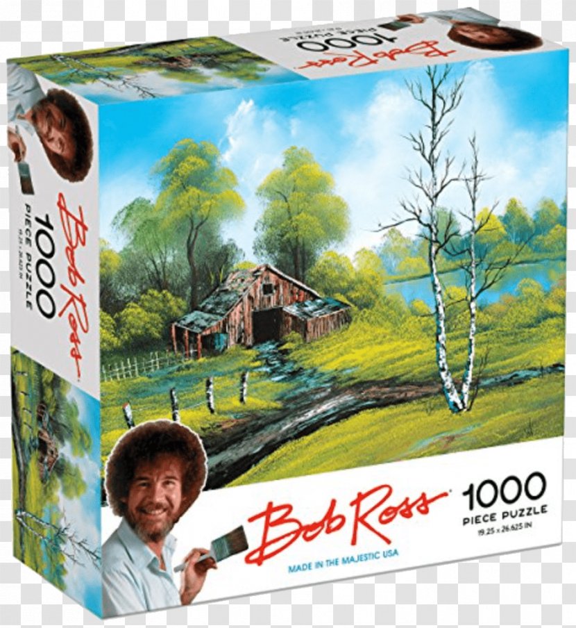 Jigsaw Puzzles Big G Creative Bob Ross The Art Of Chill Board Game - Painting Transparent PNG