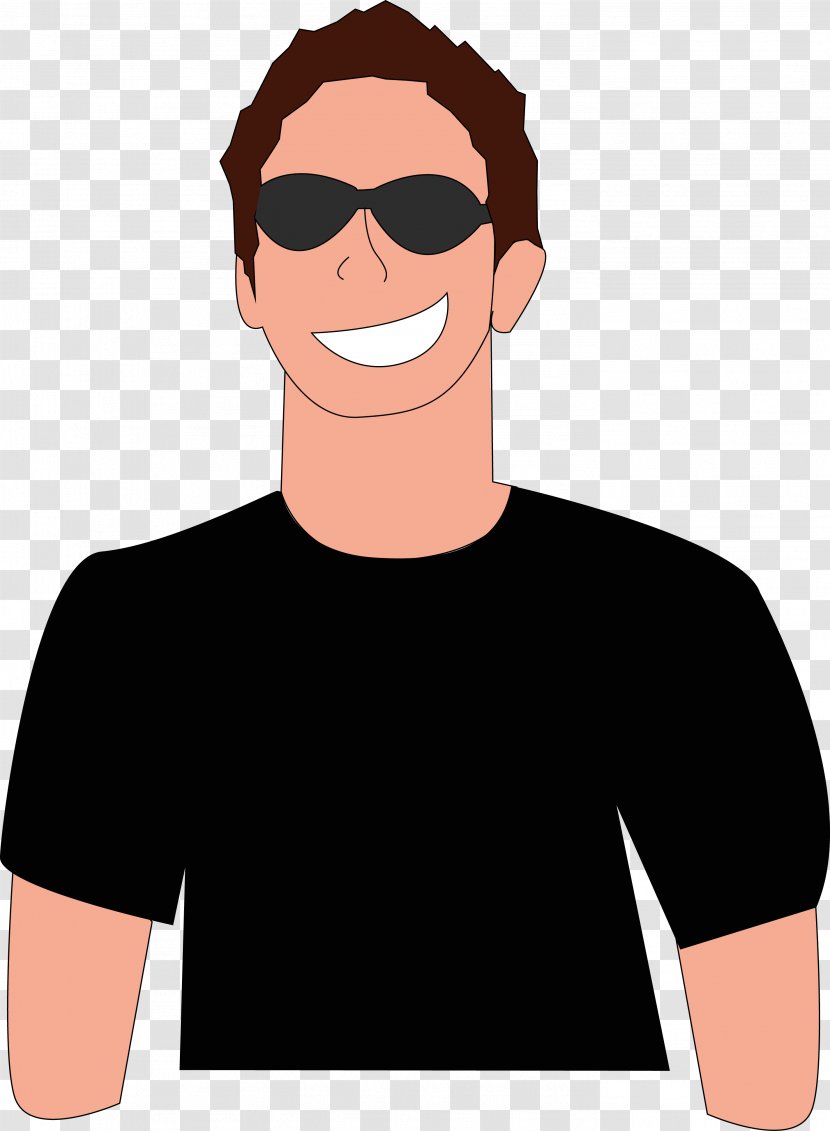 Sunglasses Clip Art - Male - Glasses Transparent PNG