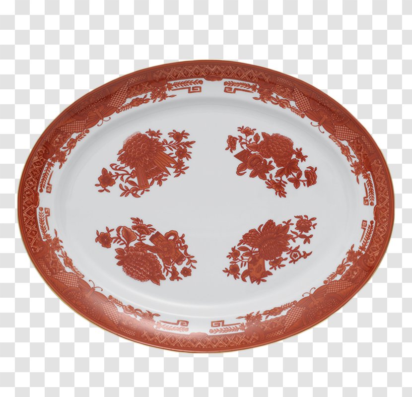 Platter Mottahedeh & Company Oval Cinnabar - Dishware - Japanese Tableware Transparent PNG