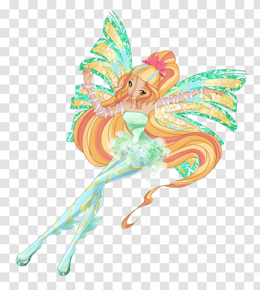 Flora Stella Musa Sirenix Drawing - Fictional Character - Fairy Transparent PNG