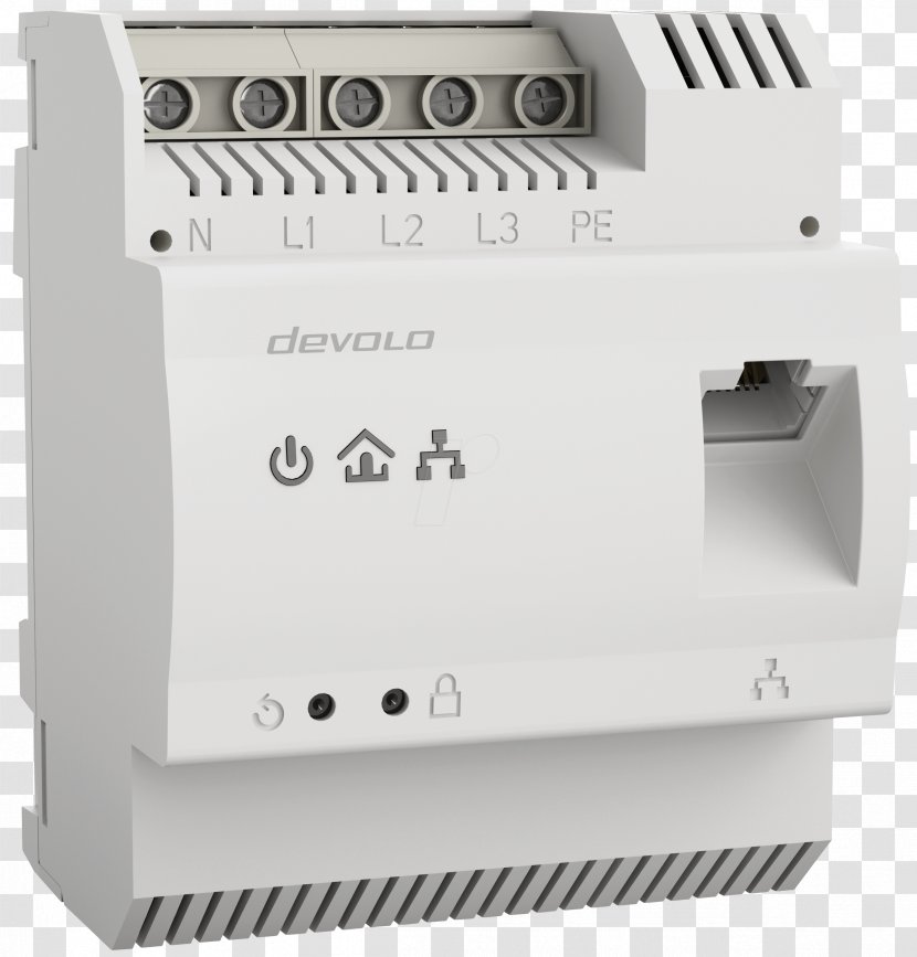 PowerLAN Power-line Communication Devolo HomePlug Adapter - Ac Power Plugs And Sockets - Host Supply Transparent PNG
