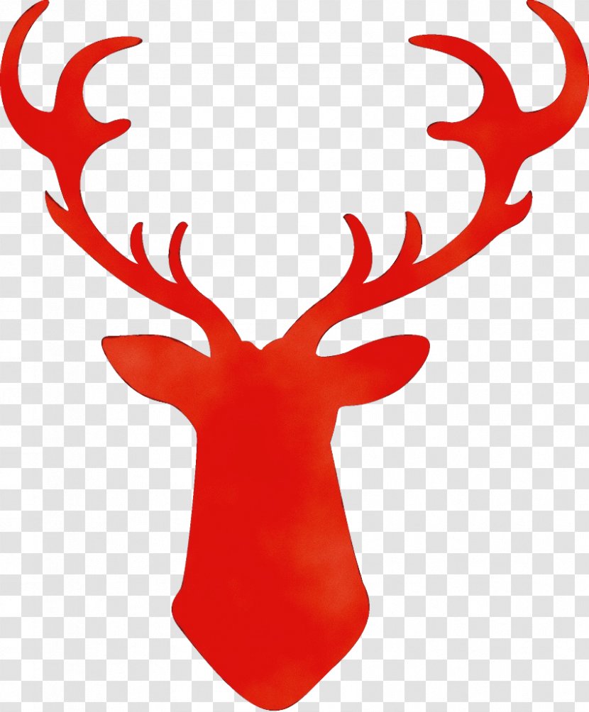 Red Horn Deer Elk Transparent PNG