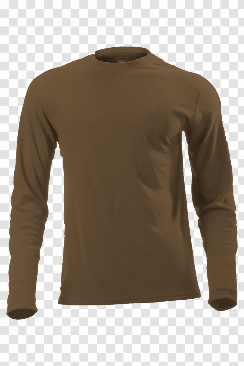 Sleeve Neck - Active Shirt - Long Sleeved T Transparent PNG