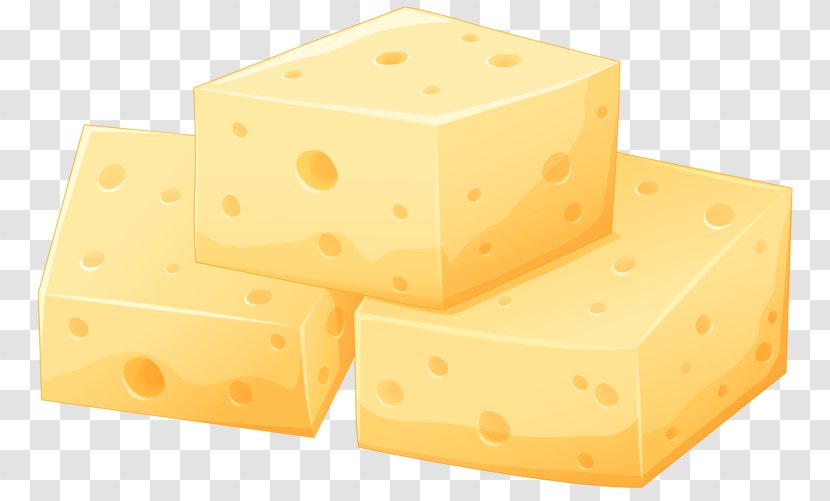 Cheese Yellow - Three Transparent PNG
