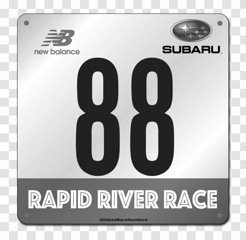 Subaru Vehicle License Plates Brand - Registration Plate - Marathon Number Transparent PNG