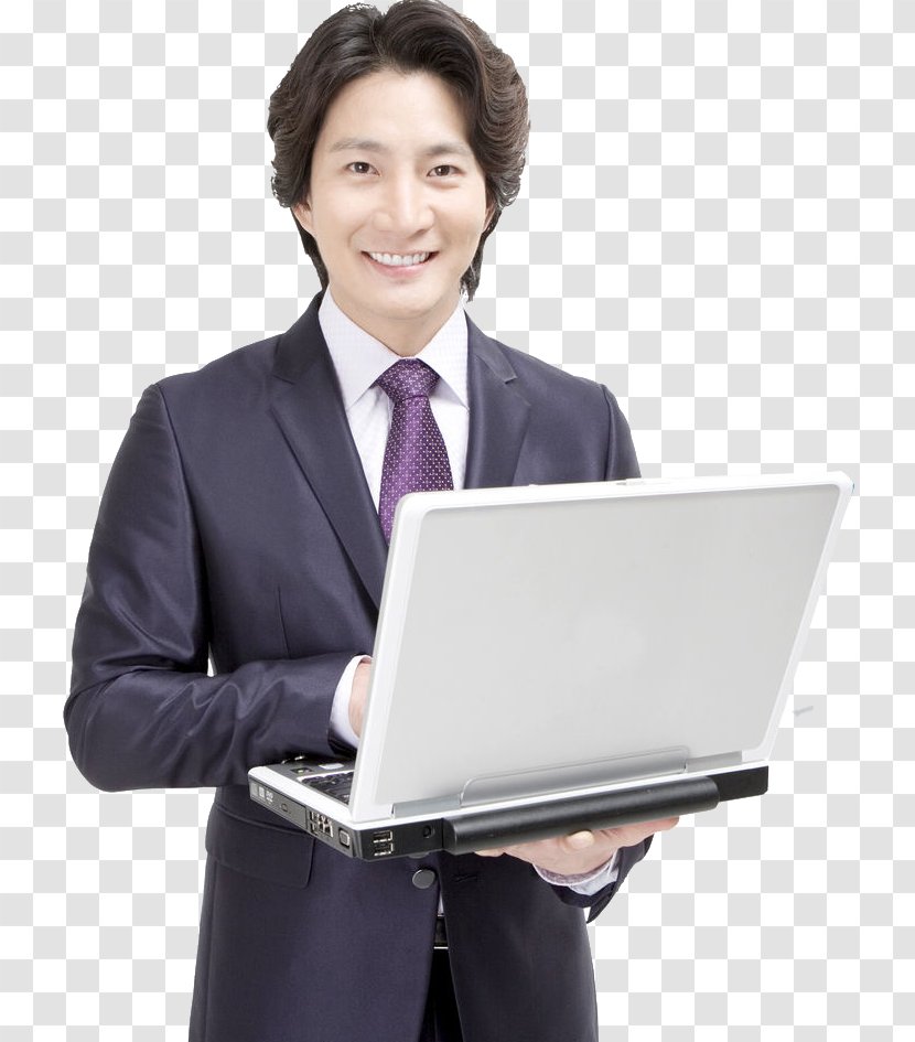 Man Computer Smile Download - Public Relations - Smiling Transparent PNG