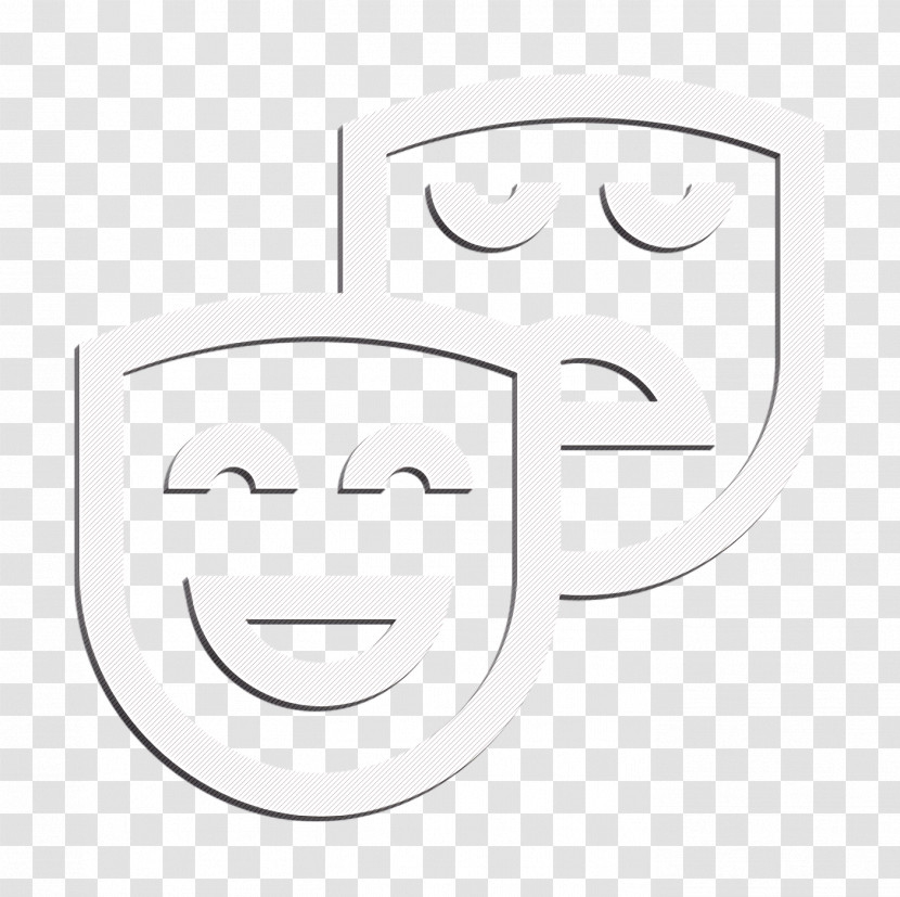 University Icon Mask Icon Theater Icon Transparent PNG