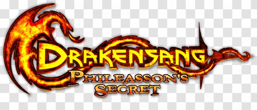 Drakensang: The Dark Eye Drakensang Online Logo Orange Font - Drake Transparent PNG