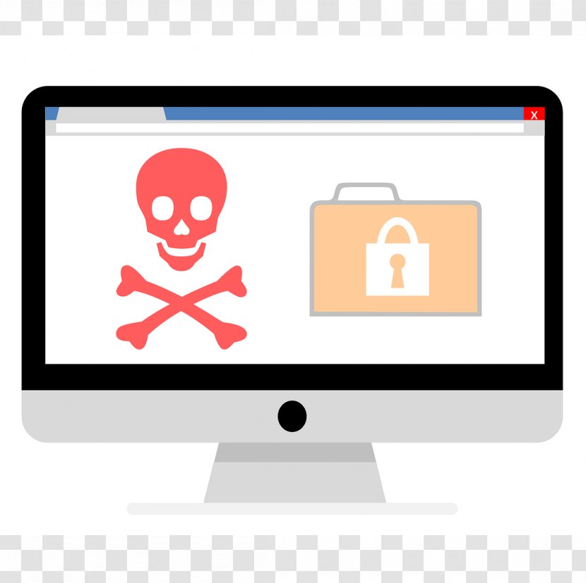 WannaCry Ransomware Attack Bitcoin Security Hacker Computer - Monitor Transparent PNG
