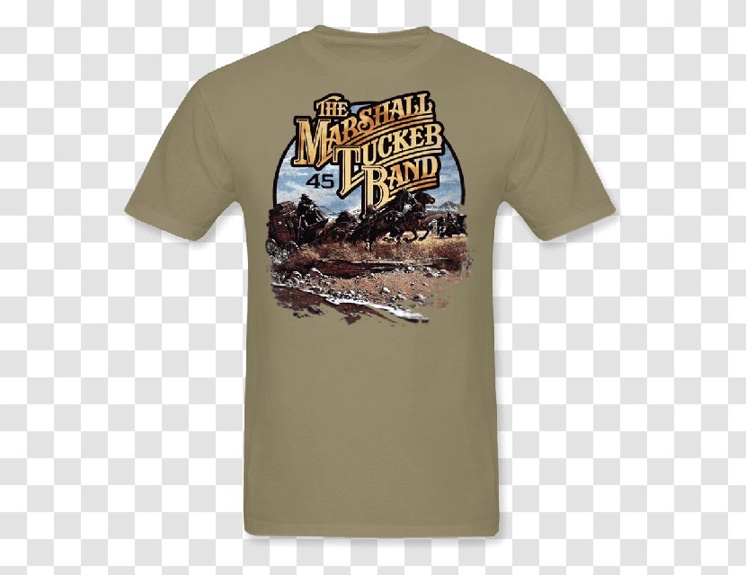 Long-sleeved T-shirt The Marshall Tucker Band Long Hard Ride - Silhouette Transparent PNG