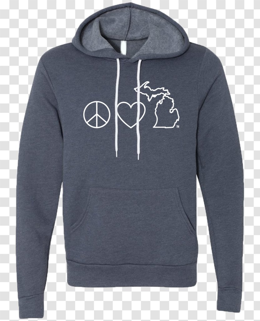 Hoodie T-shirt Bluza Clothing - Zipper - Peace And Love Transparent PNG